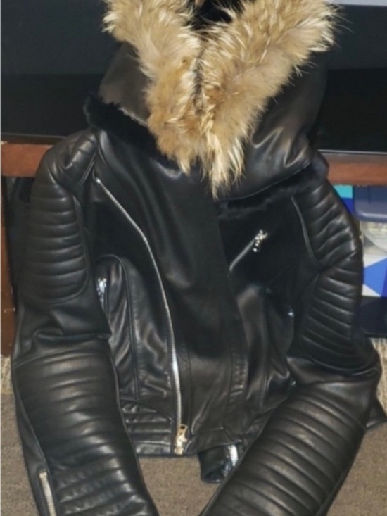 Goose Country Jackets & Blazers - Moto Biker country goose GORGEOUS Softest  leather Warmest JacketFoxFur Size 2xL